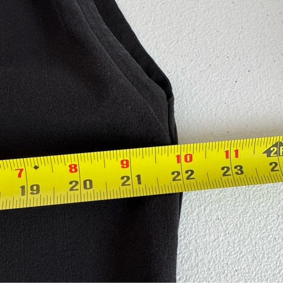 EILEEN FISHER Silk Black Shirt Dress Sleeveless Button Front Hight Low Size M - Picture 10 of 13